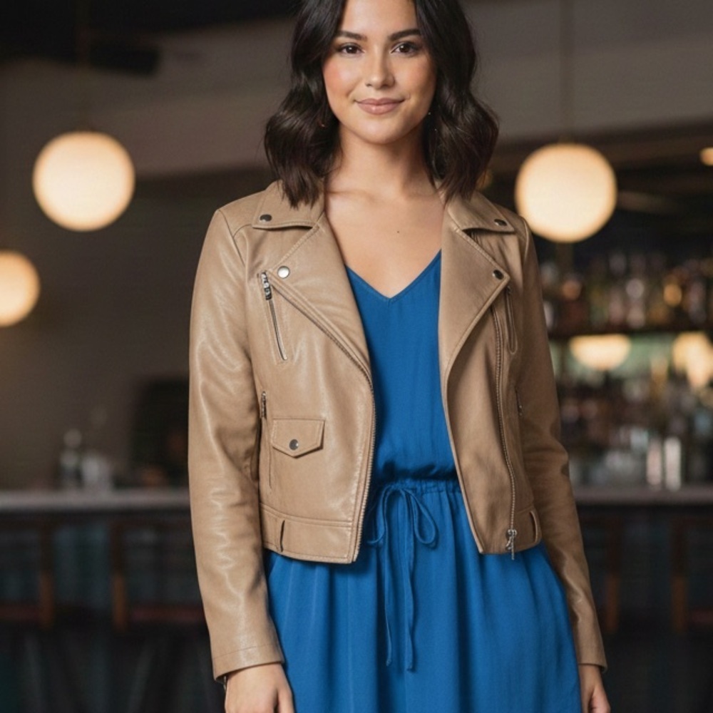 Diesel leather jacket size XS